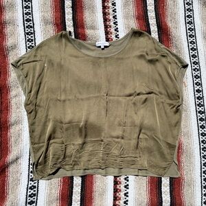 Olive Green Z Supply Cropped Tank L